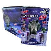 Rhino 69 - 990k - 24 Piece Display - 2 Pills Per Card Sleeve